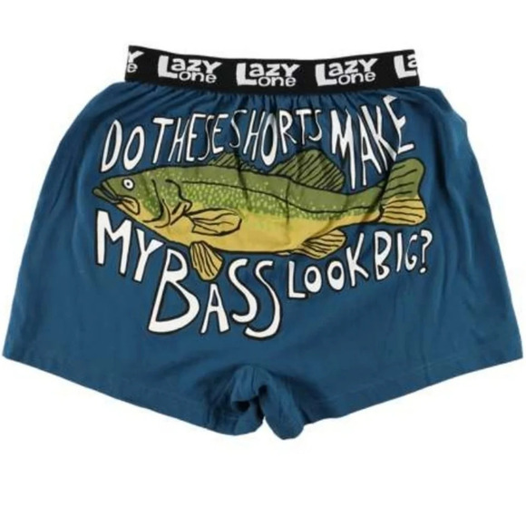 Lazy  One Fishing Comical Boxers - Picture 1 of 4